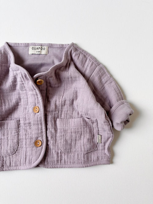 MUSLIN JACKET LAVENDER