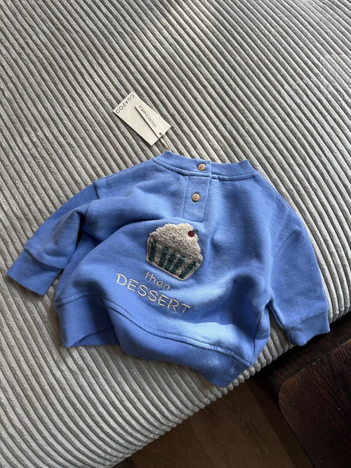 DESSERT SWEATSHIRT BLUE SKY