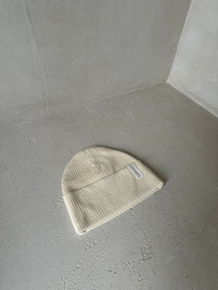 RIB BEANIE | SOFT YELLOW