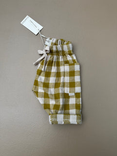 ROMEO PANTS | OLIVE OAT CHECK