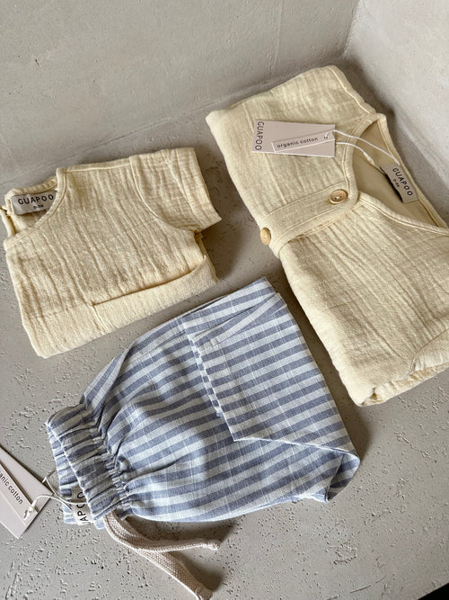 SUMMER PANTS | SMOKY STRIPES