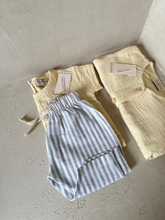 MUSLIN T-SHIRT | SOFT YELLOW