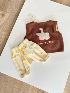 REVERSIBLE VEST | MOCHA