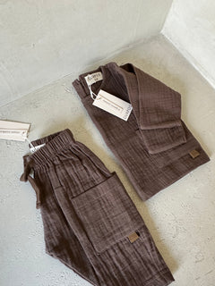 MUSLIN JACKET | CHOCOLATE