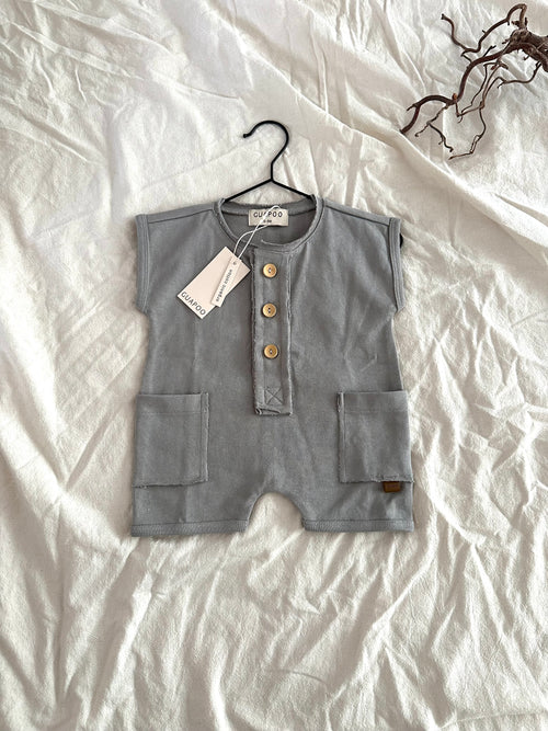 COZY SUMMER ROMPER | GRAY