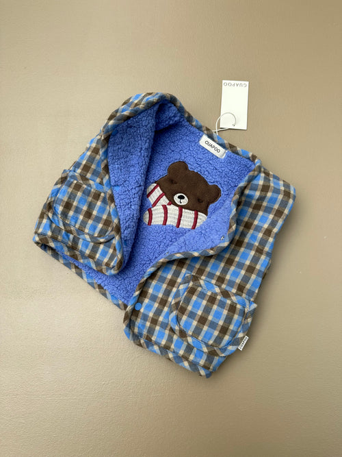 REVERSIBLE VEST BLUE SKY