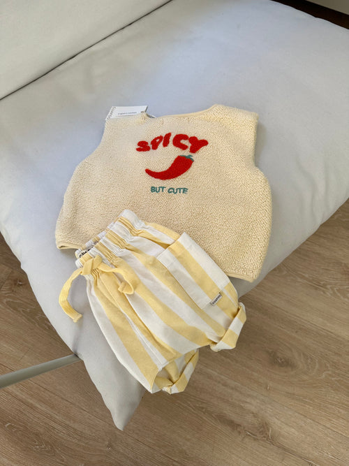 ROMEO PANTS | YELLOW STRIPES