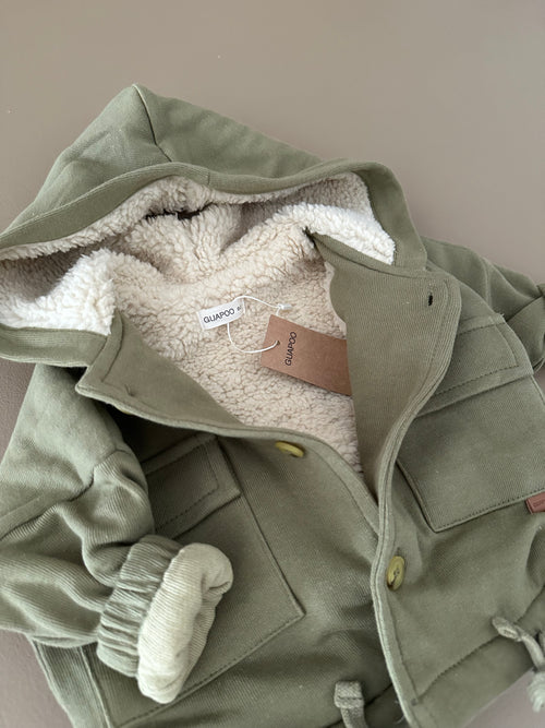 SWEAT WINTER JACKET | KHAKI