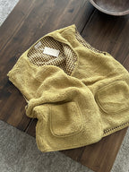 MOM REVERSIBLE VEST MARZIPAN