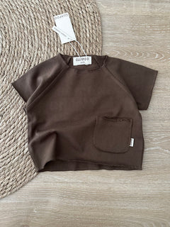 COZY T-SHIRT | CHOCOLATE
