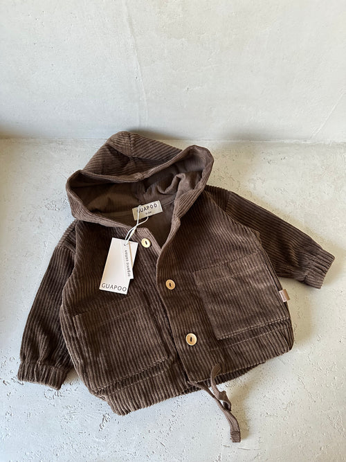 CORDUROY JACKET | CHOCOLATE
