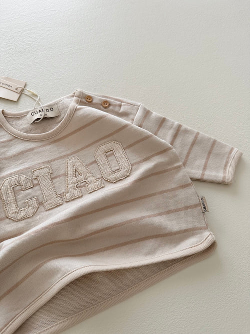 CIAO SWEATER | MOCHA STRIPES