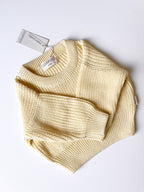 CHUNKY SWEATER SOFT YELLOW