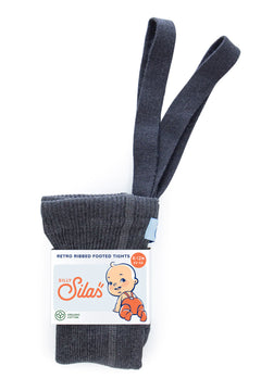 STRUMPFHOSE mit TRÄGERN | DARK GREY BLEND