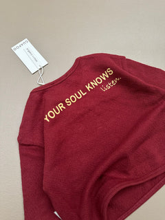 SOULMATE SWEATER RED
