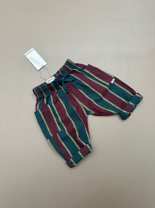 ROMEO PANTS RED FOREST STRIPES