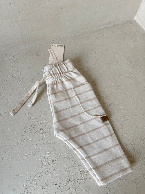 COZY LEGGINGS | MOCHA STRIPES