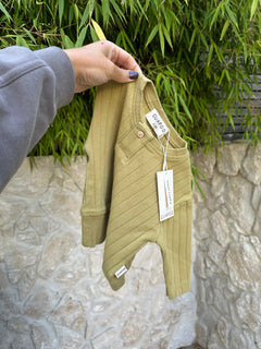 ORGANIC RIB LONGSLEEVE | OLIVE