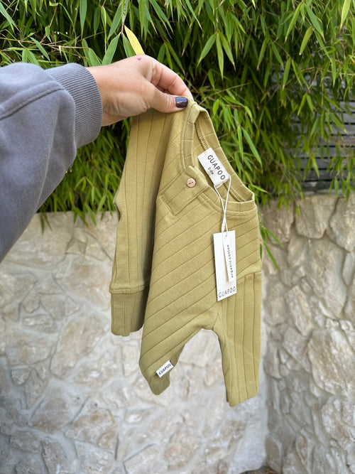ORGANIC RIB LONGSLEEVE | OLIVE