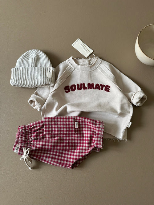 RAGLAN SWEATSHIRT SOULMATE CREAMY SILK