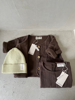 MUSLIN JACKET | CHOCOLATE