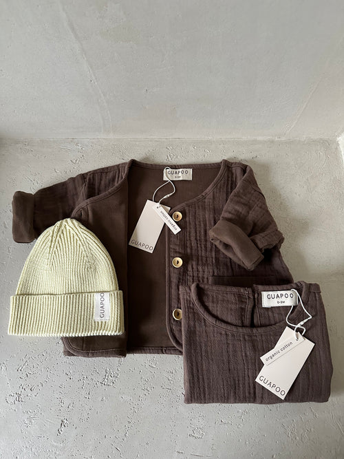 MUSLIN JACKET | CHOCOLATE