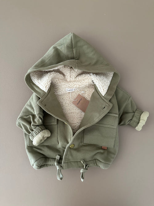 SWEAT WINTER JACKET | KHAKI