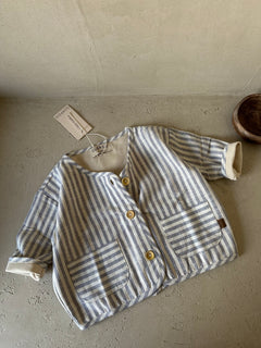 SUMMER JACKET | SMOKY STRIPES