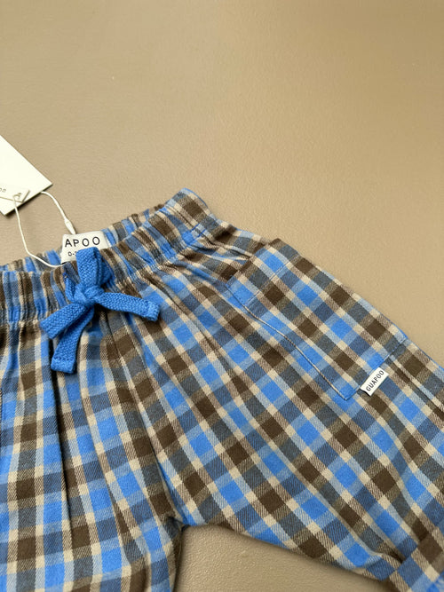 ROMEO PANTS SKY BLUE CHECK