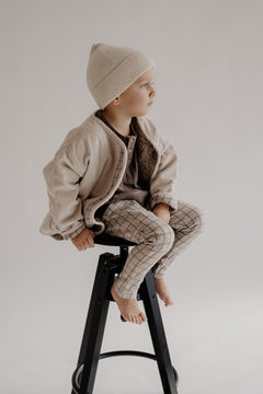 ORGANIC RIB LONGSLEEVE BROWN