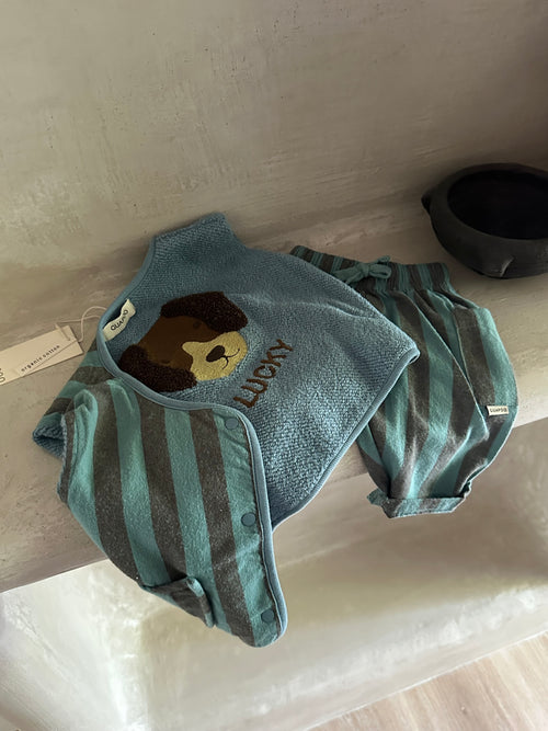 REVERSIBLE FLEECE VEST LUCKY