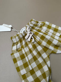 ROMEO PANTS | OLIVE OAT CHECK
