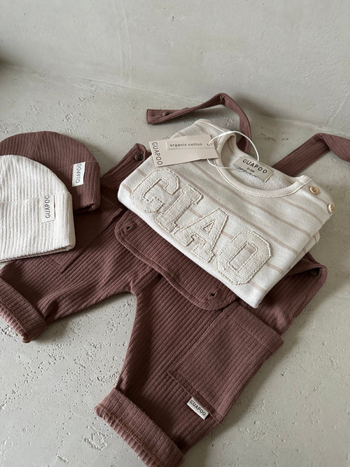 CIAO SWEATER | MOCHA STRIPES