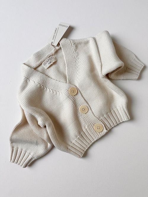 KNIT CARDIGAN OAT