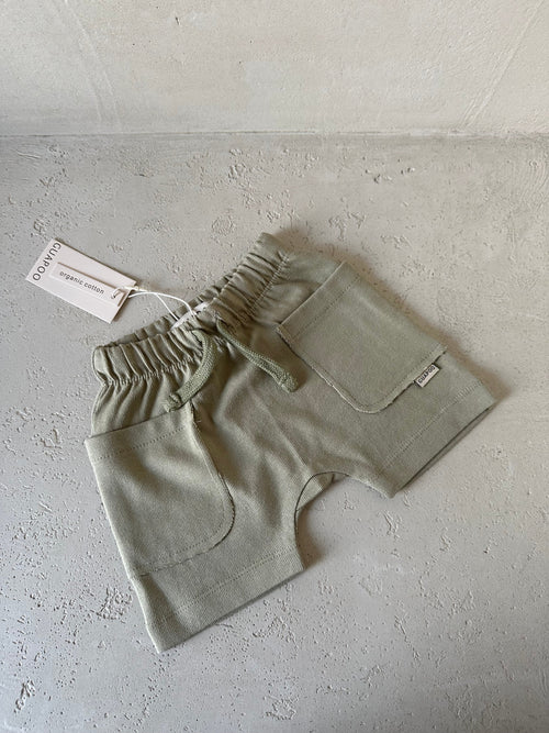 COZY SHORTS SAGE