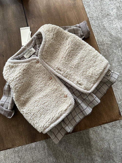 MATILDA DRESS BROWN CHECK