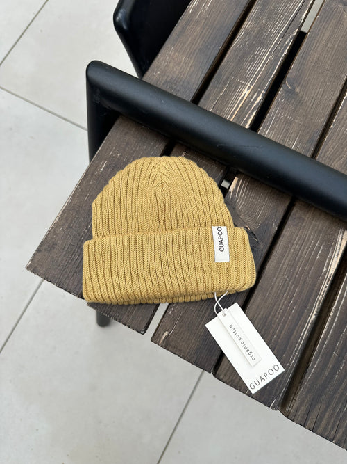 HEAVY BEANIE | MARZIPAN