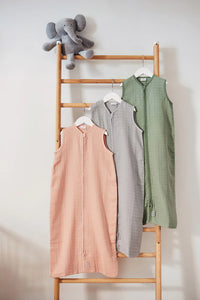 MUSSELIN SCHLAFSACK | ASH GREEN