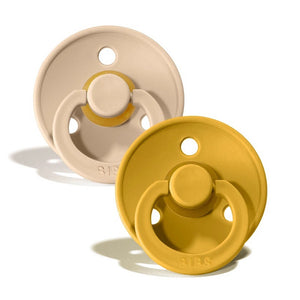 BIBS SCHNULLER 2-er SET | VANILLA & MUSTARD
