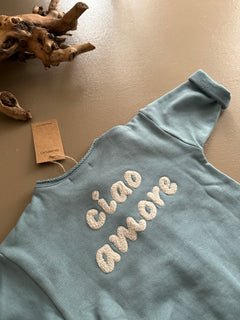 SWEAT ROMPER HELLBLAU | CIAO AMORE