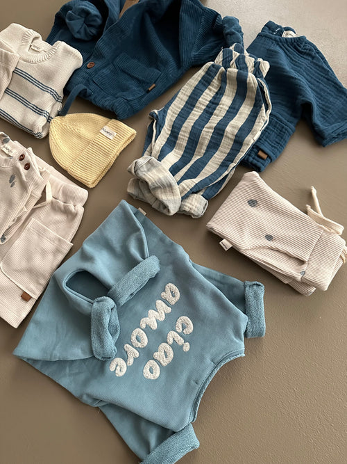 SWEAT ROMPER HELLBLAU | CIAO AMORE