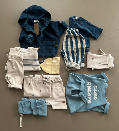 SWEAT ROMPER HELLBLAU | CIAO AMORE