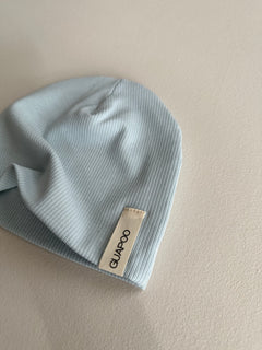 BEANIE OHNE KNICK | POWDER BLUE