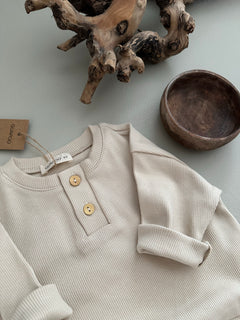 PURE RIB SHIRT | CREAM