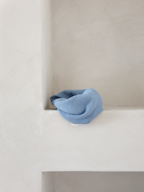CUFF KNIT BEANIE | SMOKY BLUE