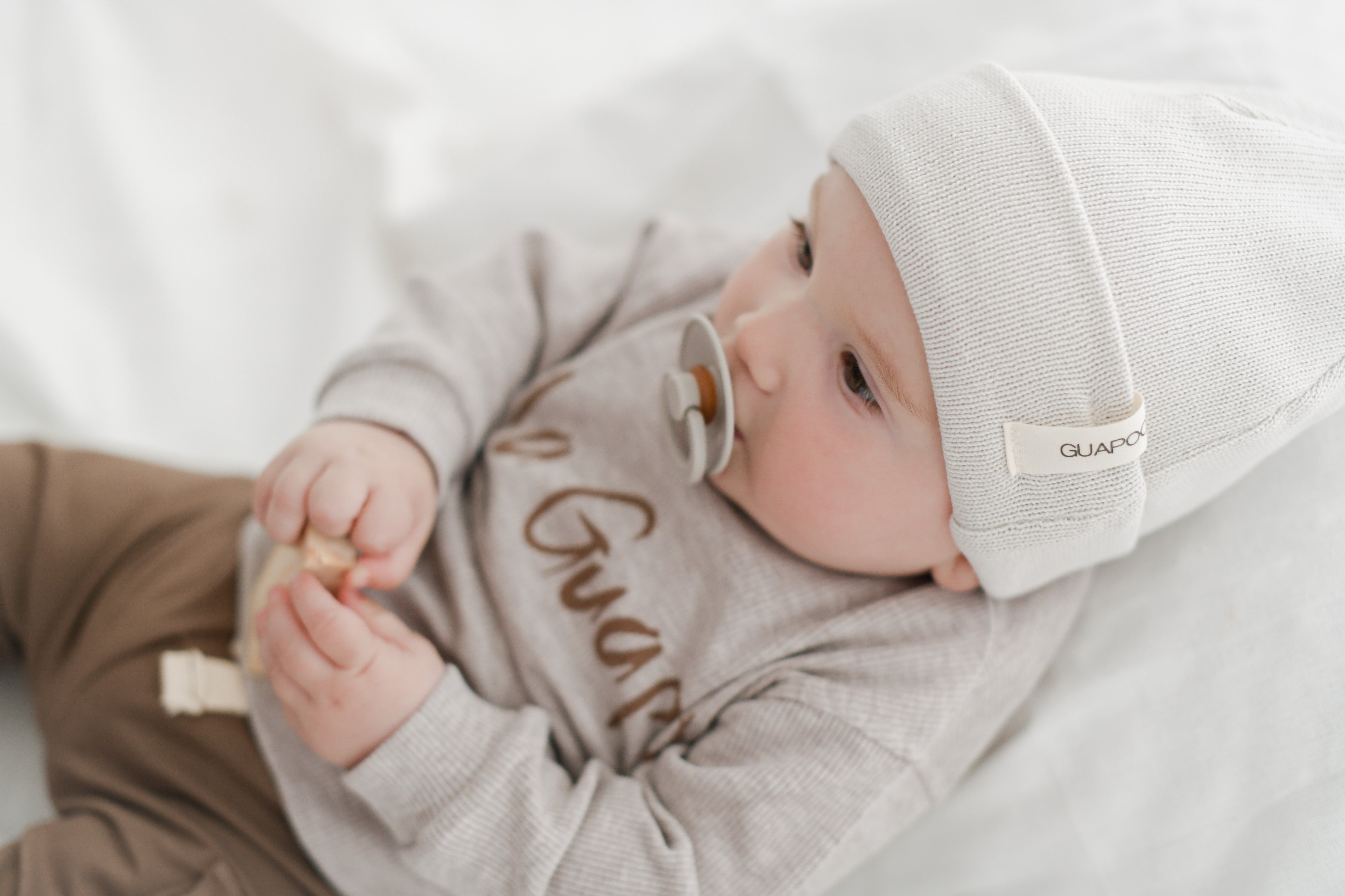 CUFF KNIT BEANIE STONE