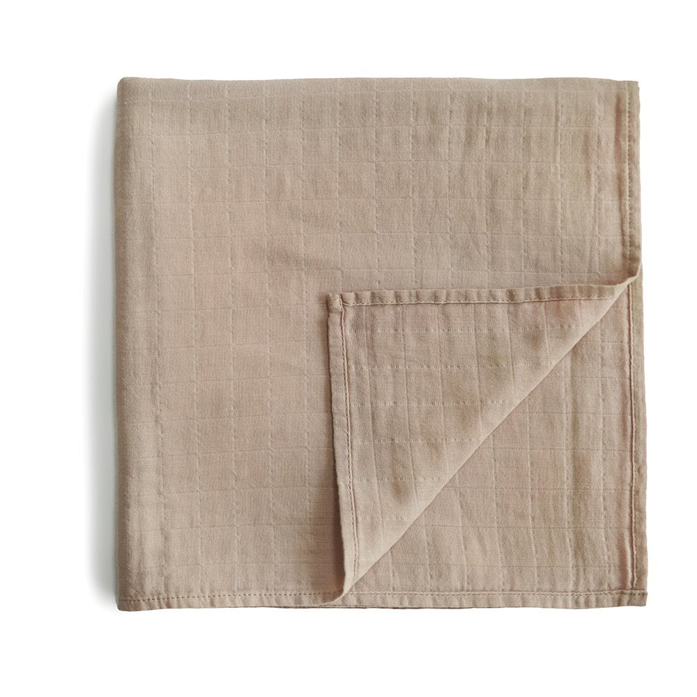 MUSLIN SWADDLE | PALE TAUPE