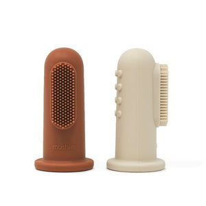 FINGER ZAHNBÜRSTE CLAY - MUSHIE