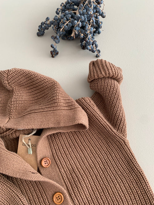 KAPUZEN CARDIGAN | CAPPUCCINO