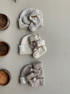 SOFT KNIT BOOTIES OAT